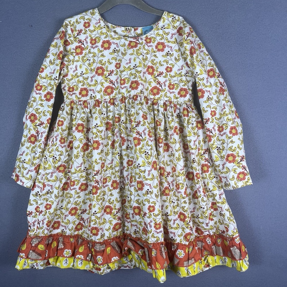 Little Miss Marmalade Size 6 Orange, Yellow, Fall Flowers